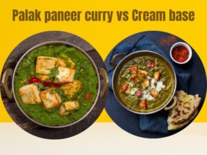 Palak paneer curry vs Cream base-compressed