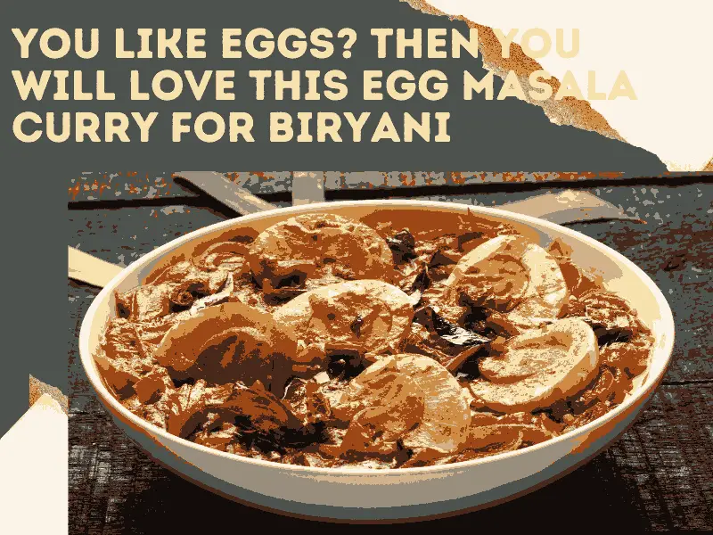 egg masala curry for biryani